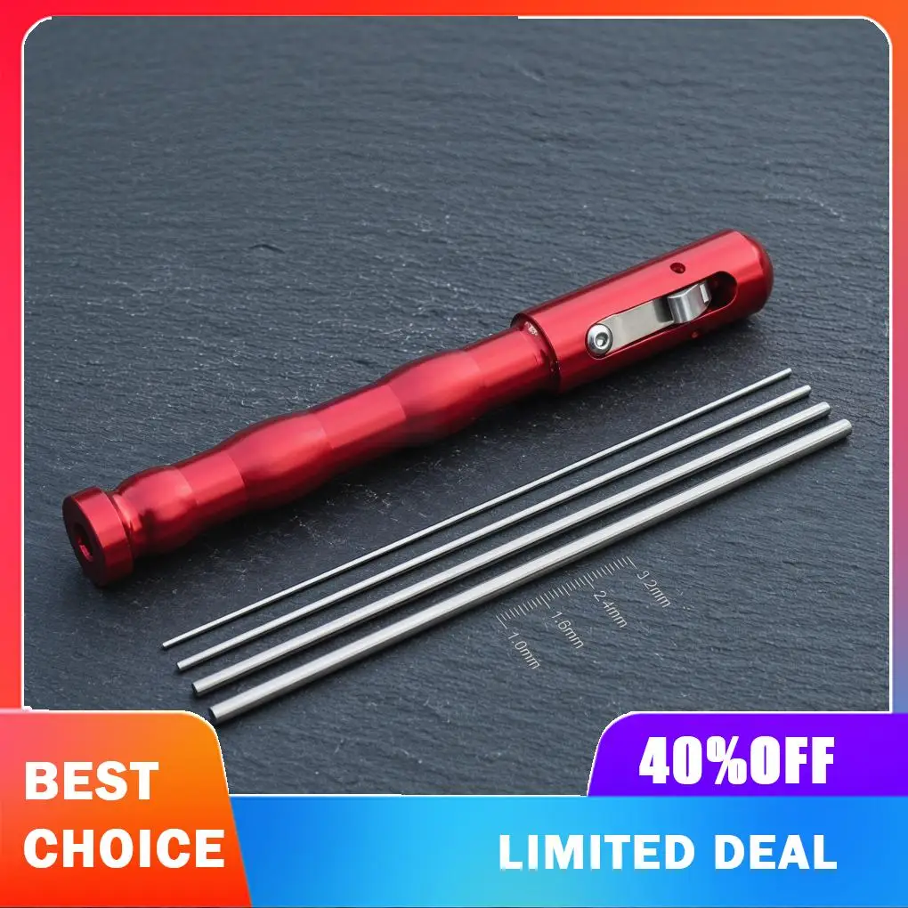 

TIG Welding Wire Feeding Pen Professional Anti-slip Rod Holder Pencil Indoor Workshop Solid Color Anodized Feeder