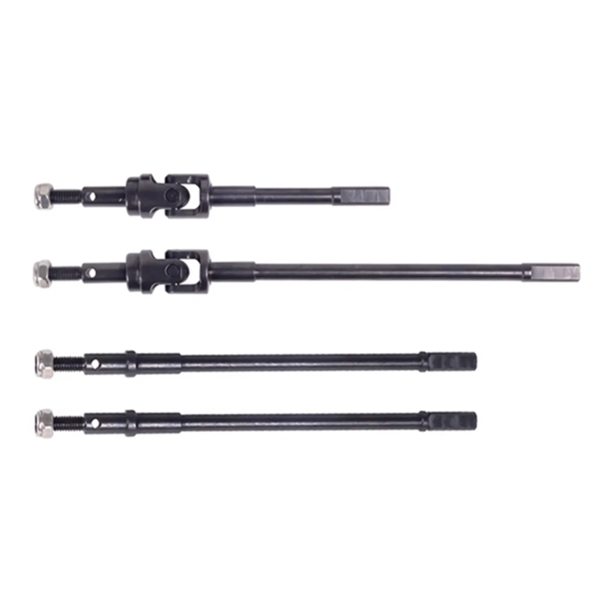 

Hardened AR90 Axle Front Universal Joint Driveshaft Rear Straight Shaft for 1/6 RC Crawler Axial SCX6 , Front & Rear