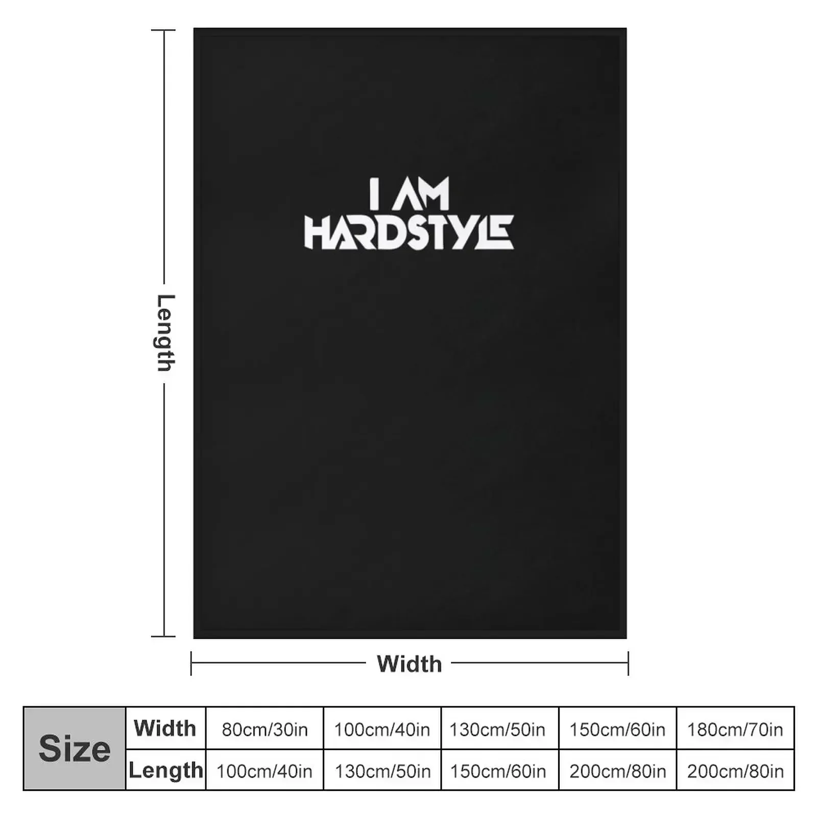 i am hardstyle Essential T-Shirt Throw Blanket Luxury Thicken For Decorative Sofa Travel Loose Quilt Blankets For Baby Blankets