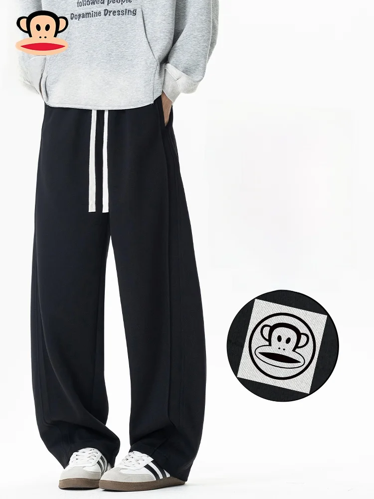 

Мужские спортивные повседневные брюки Paul Frank Large-Mouth Monkey Bla, осенняя новинка, свободные, с широкими штанинами, молодежные, модные