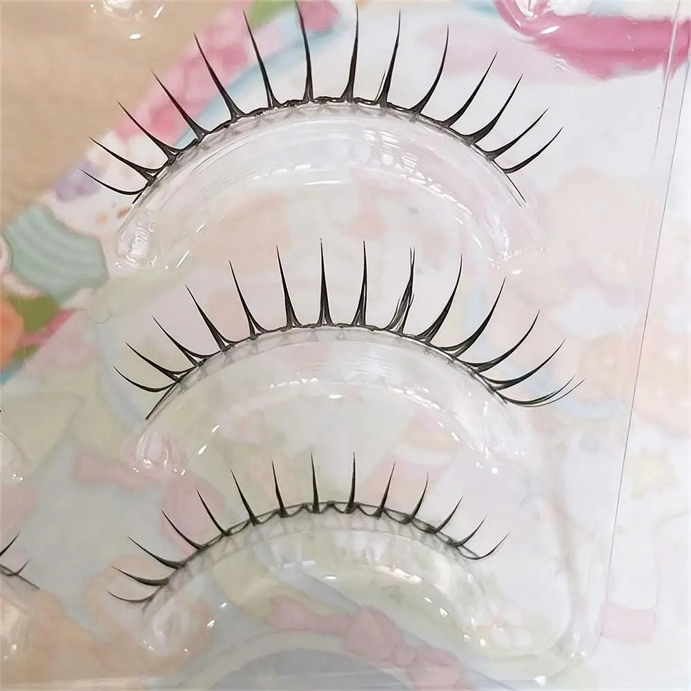 

5 Pairs False Eyelashes A Type Eyelashes Upgraded Lash U-shaped 11MM Transparent Stem Soft Natural Eye Lashes Mink