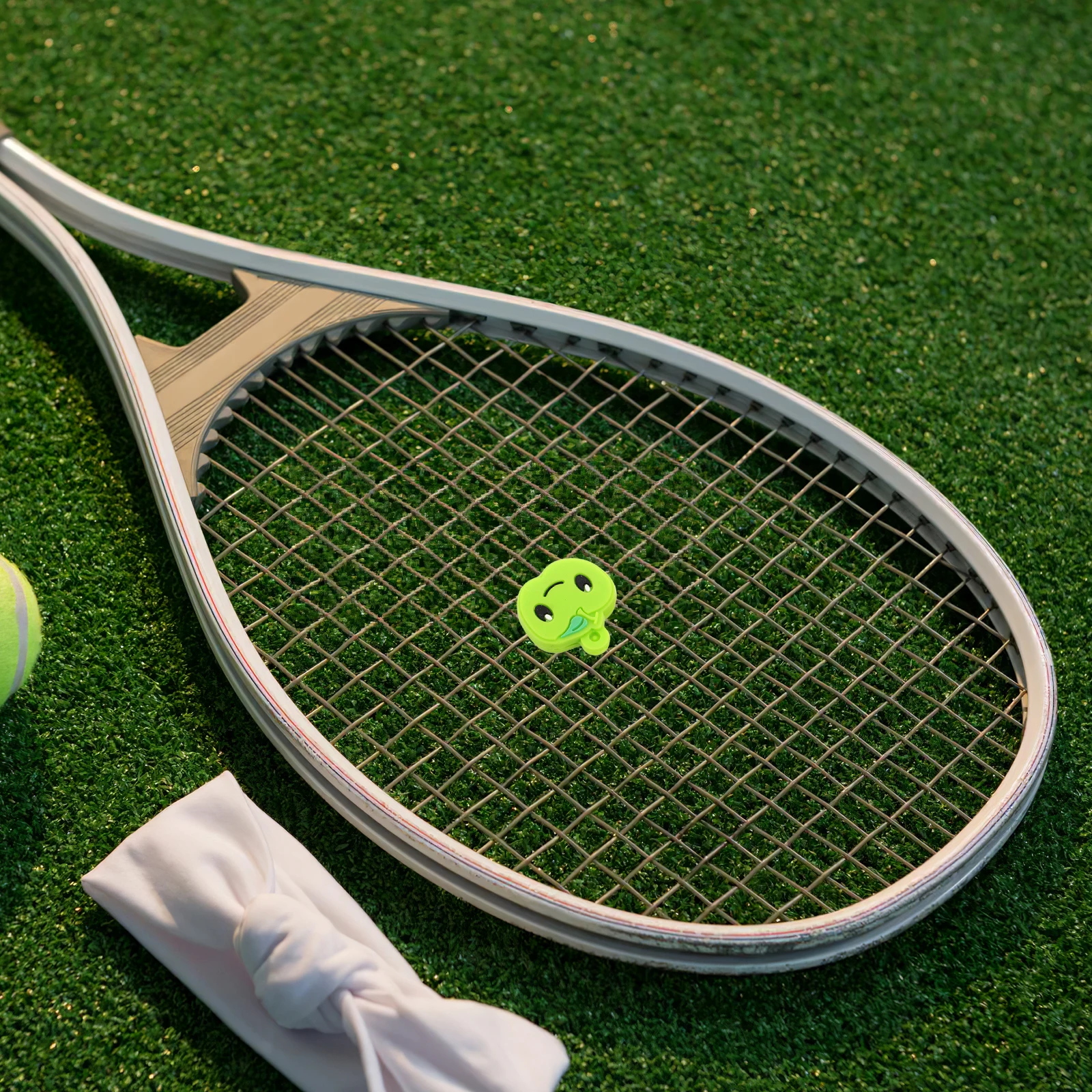 

2 Pcs Tennis Racket Shock Absorber Dampener for Rackets Dampening Supplies Accessories Dampers Cute Colorful Vibration