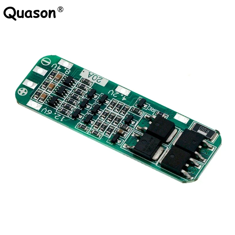 3S 20A Li-ion Lithium Battery 18650 Charger PCB BMS Protection Board For Drill Motor 12.6V Lipo Cell Module 64x20x3.4mm