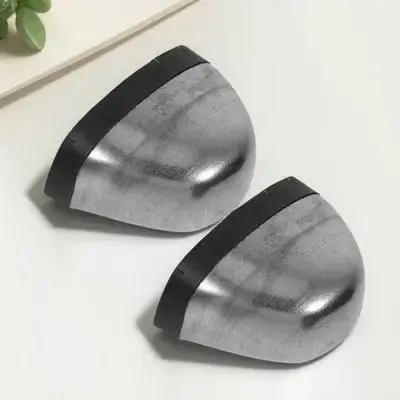 1 زوج قبعات أمان لأصابع القدم أحذية عمل حديدية واقي لأصابع القدم غطاء معدني للرجال والنساء قبعات صناعية للرجال