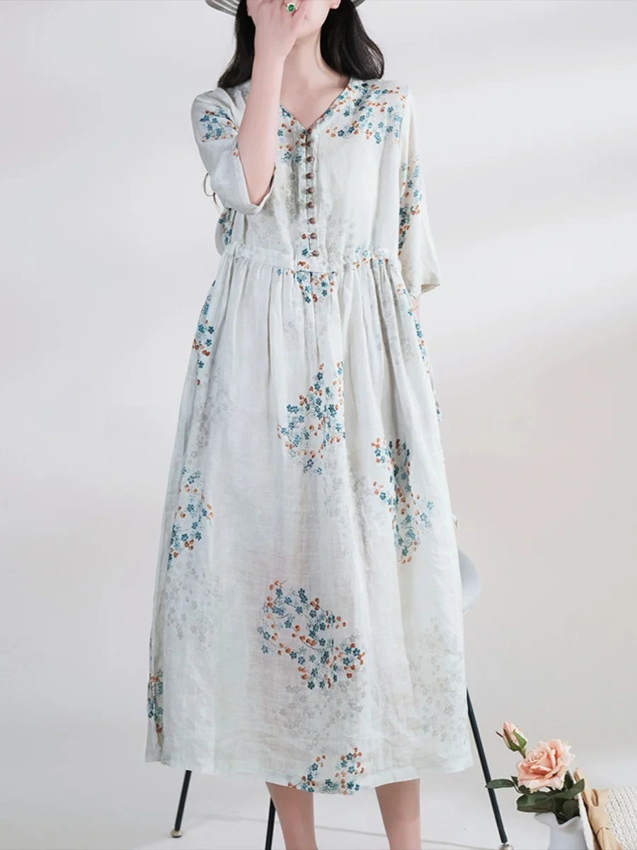 Slimming Effectiven Ele Women's Dr Summer New Sle Bow Waist A-Line Skirt Sweet Sle Regular Sve Length Midi D...