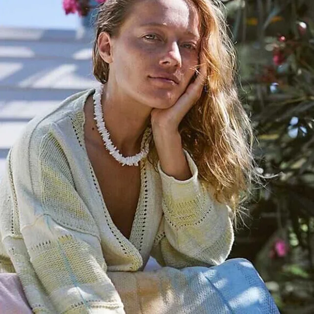 Shell Necklace Collar Chokers Seashell Smooth Clavicle Chain Gift For Christmas Day Personality Party Neck Jewelry For Women