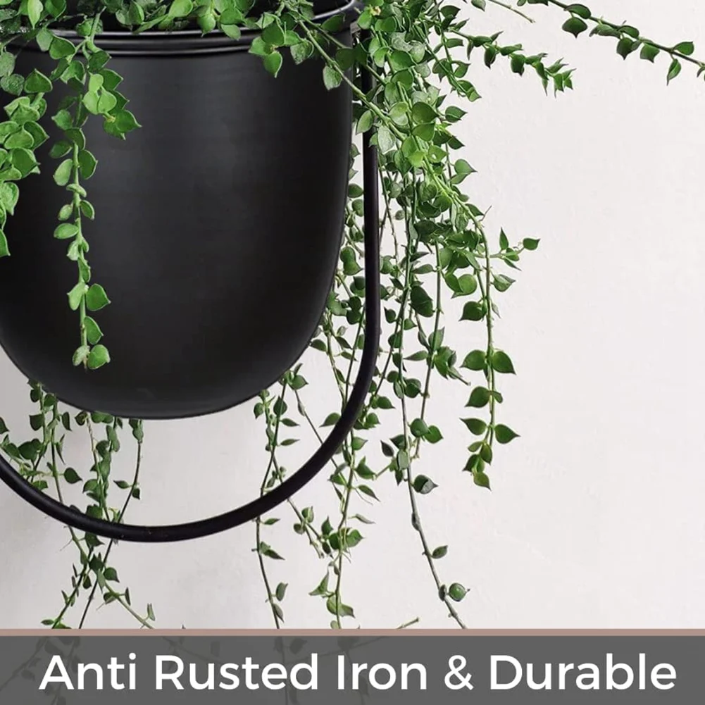 

A56X 2 Pack Hanging Planters for Indoor & Outdoor Plant with 6 inch Pot Hanging Plant Holder, Plant Hanger