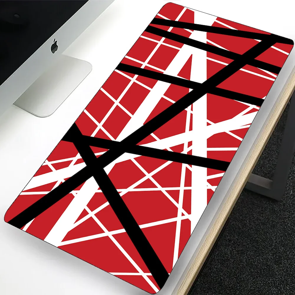 Eddie Van Halen Graphic Guitar Large Gaming Mouse Pad Computer Mousepad PC Gamer Laptop Mouse Mat Office Keyboard Mat Desk Pad