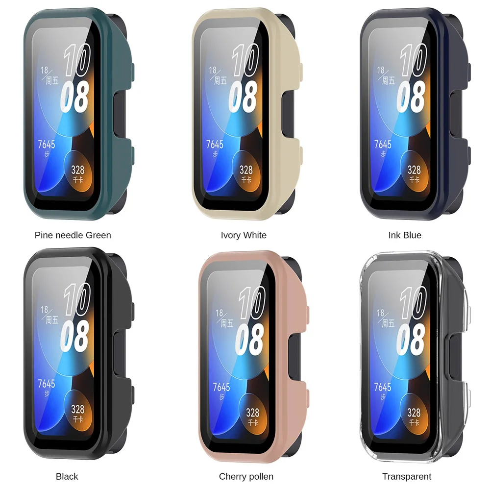 1pc Smart Watch Screen Protector Case For HUAWEI Band 8 Smart Accessories Scratch Resistant Overall Protective Shell Bumper