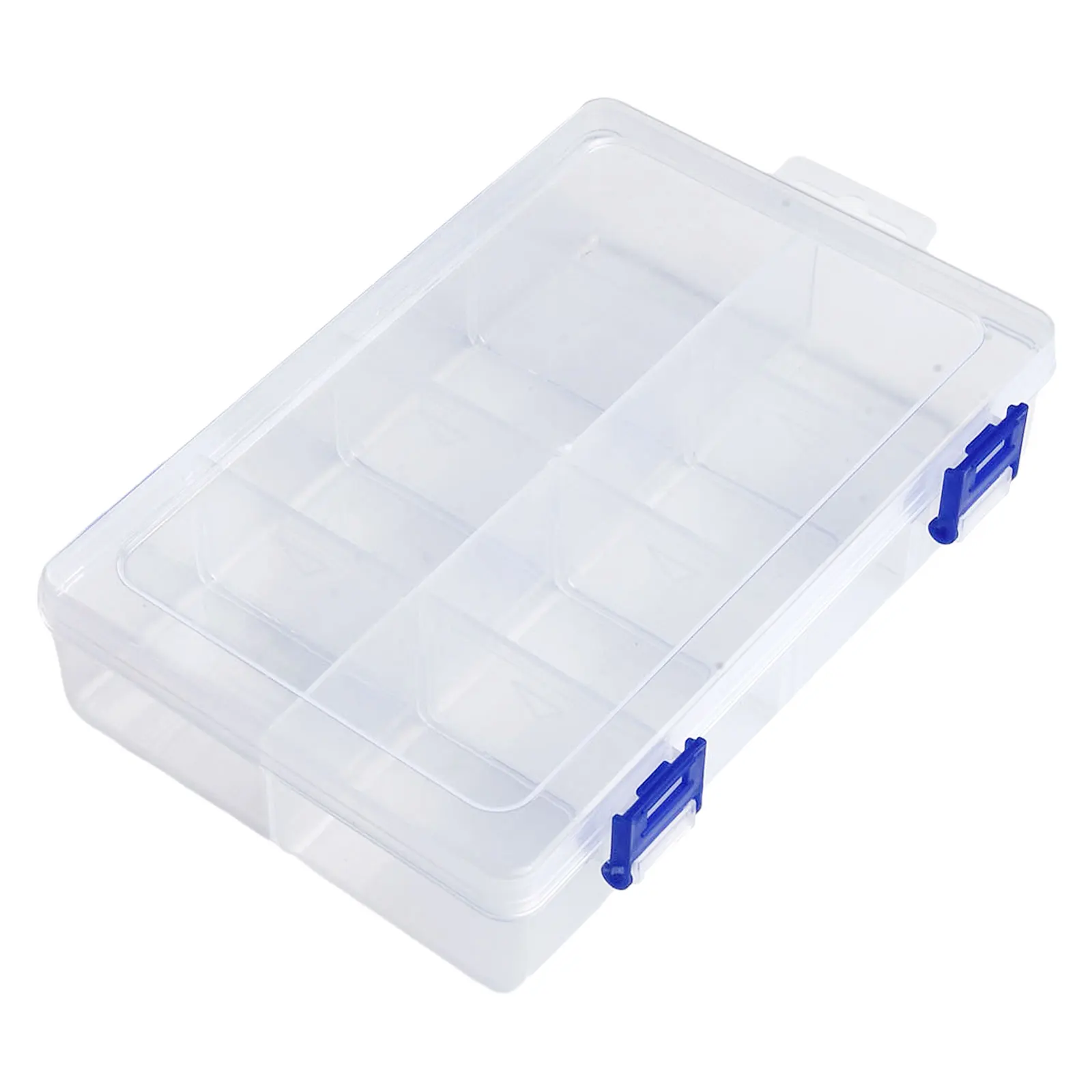 Adjustable 8 Grids Compartment Plastic Storage Box Jewelry Earring Bead Screw Holder Case Display Organizer Container