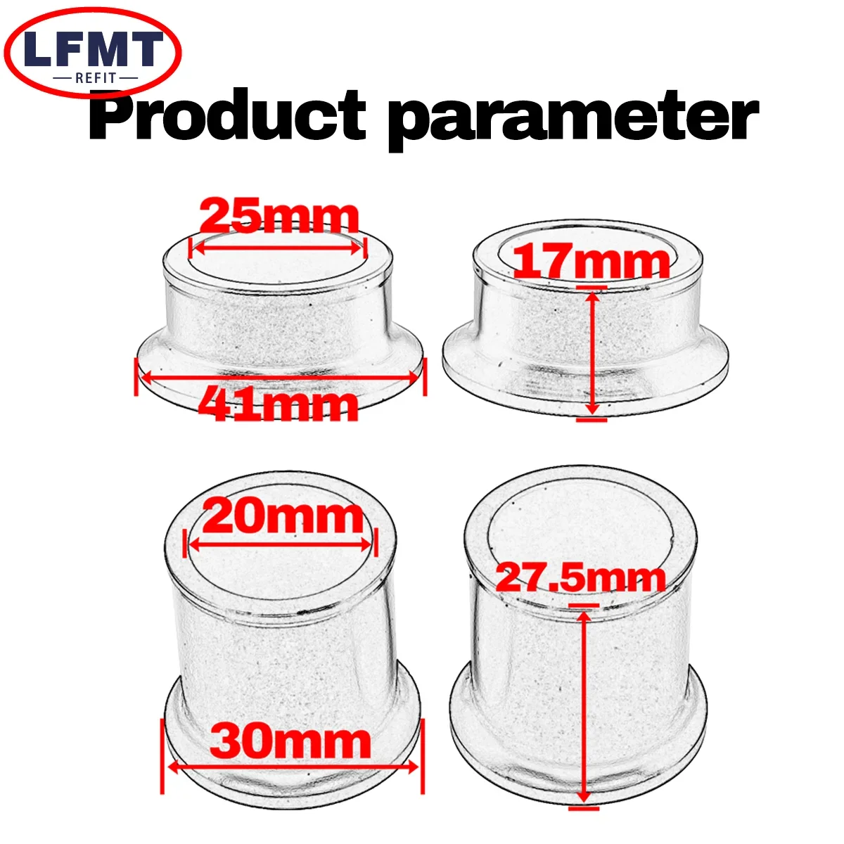 Motorcycle Front Rear Wheel Hub Spacer Fork Bushing For Kawasaki KX125 KX250 KX250F KX450F KLX450R KX KLX 125 250 250F 450F 450R