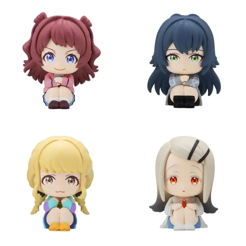 4 قطعة/المجموعة حقيقية بانداي Gakuen Idolmaster في انتظار الشكل الملتوية البيض أنيمي عمل نموذج لجسم اللعب هدية لعيد ميلاد
