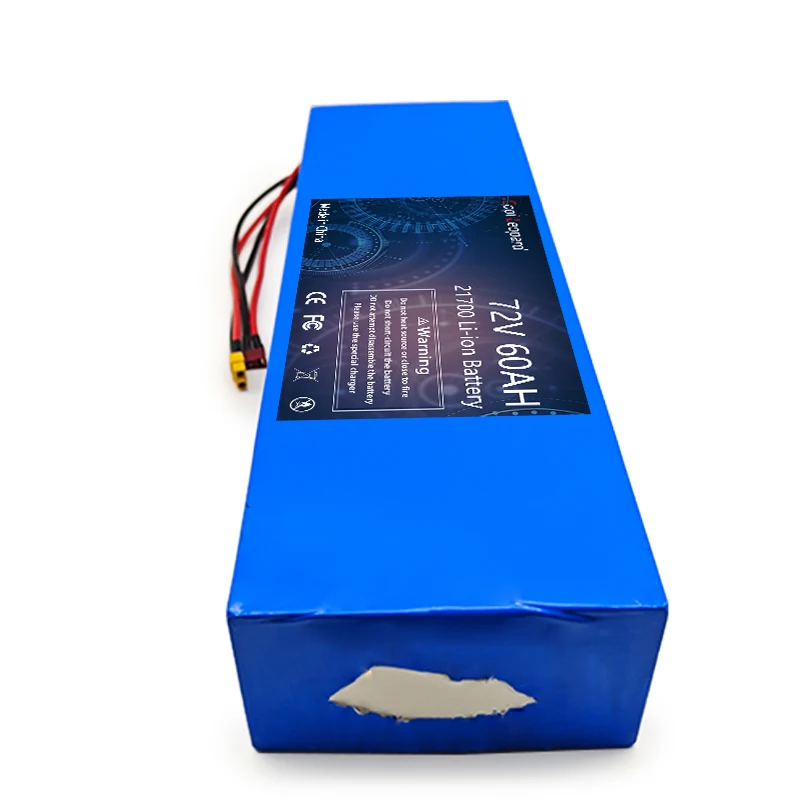 21700 72V 60Ah 80Ah 100Ah Lithium Ion Battery Built-in BMS,for High Power E-bike Electric Bicycle Replacement Battery Pack