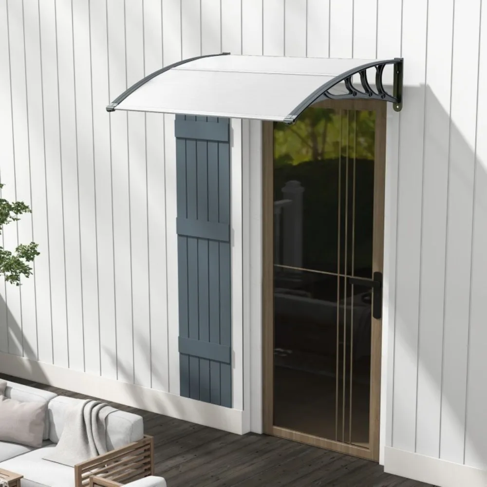 

48 x 40 дюймов навес для входной двери патио, тент для наружного окна, водонепроницаемая защита