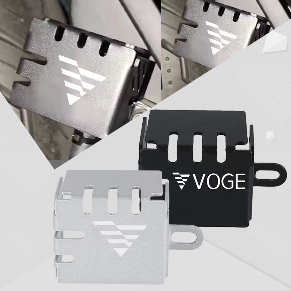 

For VOGE Valico CU525 CU 525 2023~2025 CU250 CU 250 2024 2025 Motorcycle Rear Brake Fluid Reservoir Protector Guard Cover Cap