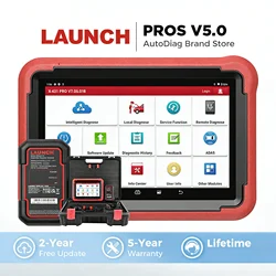 LAUNCH X431 PROS V 5.0 Car Diagnostic Tools Automotive OBDII Scan Tool Auto Scanner OBD2 ECU Coding pk X431 V plus