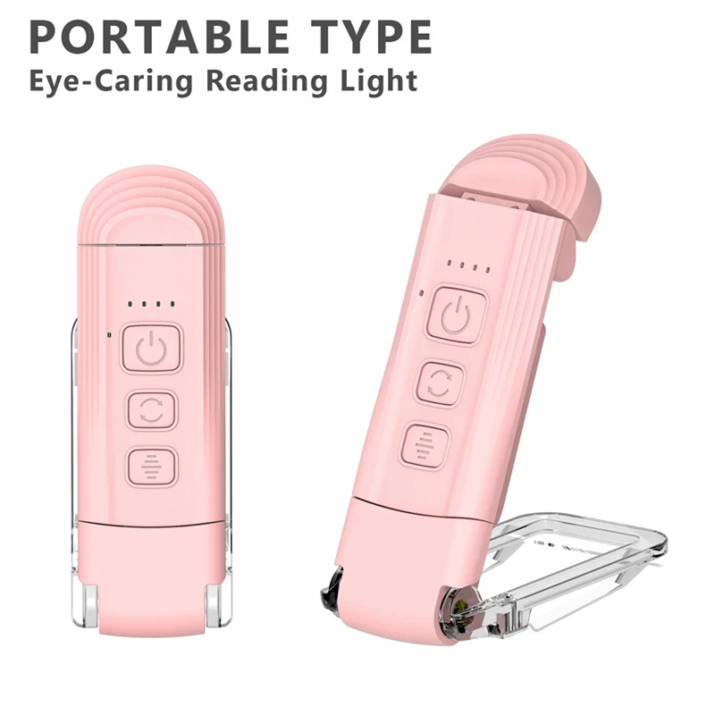 

USB Book Clip Light Folding Reading Light Student Eye Protection Light Desk Lamp Card Light Night Reading Light-AA70