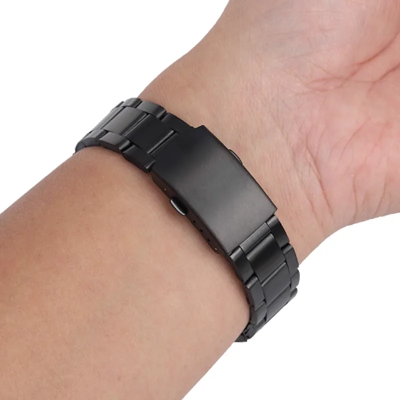 ステンレス鋼時計バンドカシオ WS-1600 WS-1700 WS-1400H WS-1300 WS-1500 男性固体金属ストラップブレスレット 18 ミリメートルアクセサリー