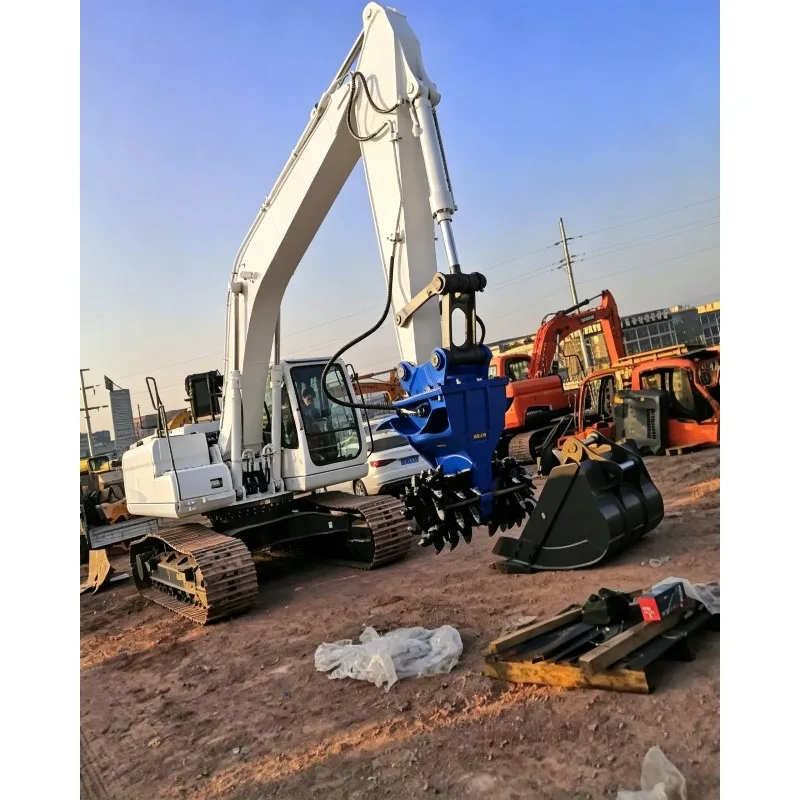 Hot Selling Hydraulic Rock Milling for Excavator Machine Multi-tonnage Rotary Drum Cutter for Excavator Rock Grinder