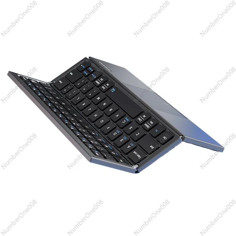 Wireless Bluetooth Tri-Fold Touch Keyboard Mouse Set Portable for Mobile Phone Tablet Laptop