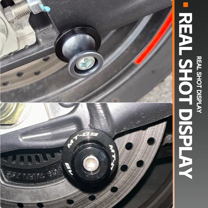 

For Yamaha MT03 MT09 MT10 MT07 03 09 10 mt03 mt09 mt10 Swingarm Spools Sliders Stand Screws 6MM Swing Arm Motorcycle Accessories