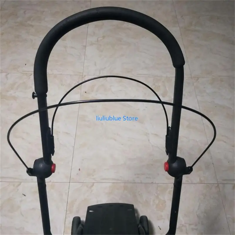 مجموعة من قطعتين من حامل كرسي الدفع الحديدي، إطار دعم عربة الأطفال الموثوق به لعربات الأطفال يويو يويا 62CF