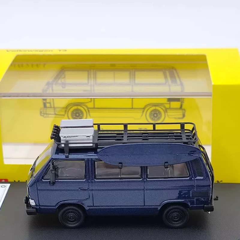 Diecast Alloy Model Car Master 1:64 Volkswagen Multivan T3 Car Model Collection Toys for Boys Gif Souvenir Original Box