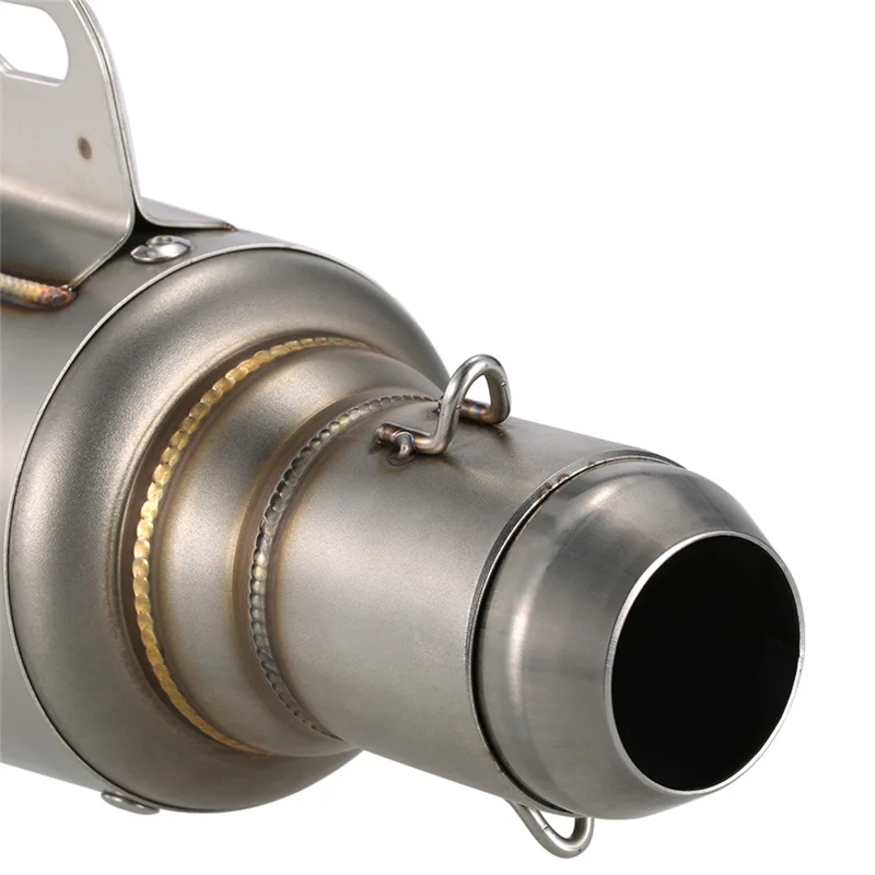 

Exhaust Pipe Muffler Universal Exhaust Pipe Muffler 38Mm-51Mm Exhaust Pipe Muffler