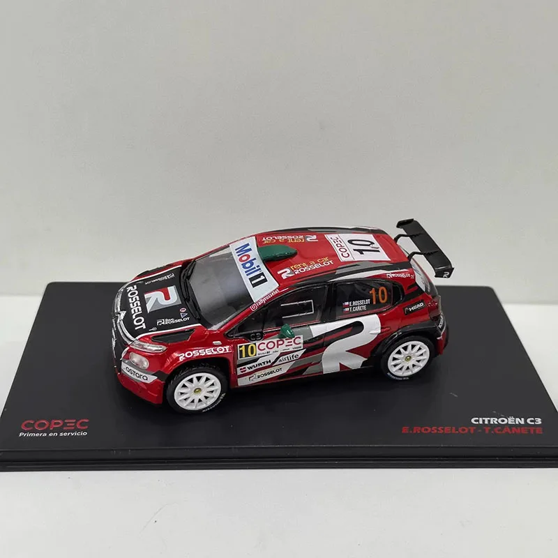

IXO 1/43 CITROEN C3 WRC #10 Alloy Car Model Static Collection Decorated Holiday Gifts Toys Souvenir Gift