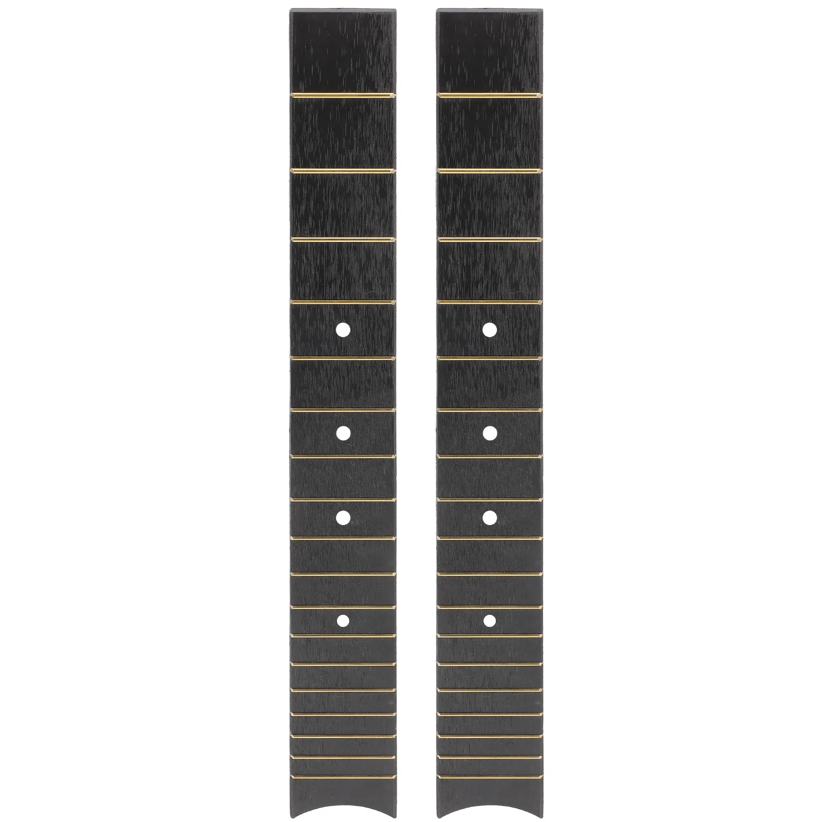 

2 Pcs Ukulele Fingerboard Fretboard Replacement Guitar Fretboards Portable ABS Plate