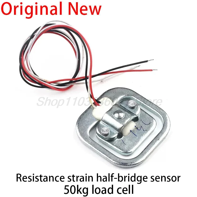 50kg Body Load Cell Weighing Sensor Resistance Strain Half-bridge Total Weight Scales Sensors Pressure Measurement for arduino