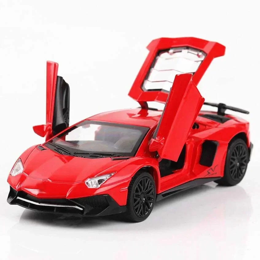 

1:32 Lamborghini LP740, литые игрушечные транспортные средства, модель гоночного автомобиля с коллекцией автомобилей, игрушки для мальчиков, детей, подарок, модели автомобилей из сплава A224