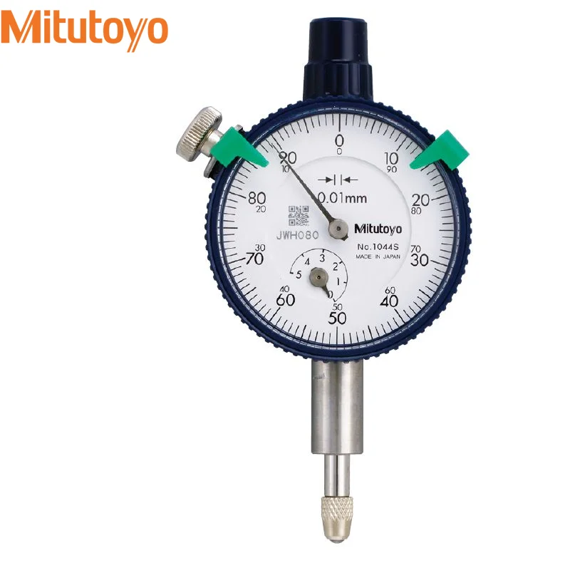 Mitutoyo Dial Indicators,Measuring Range 0-5mm/0.01mm 1044SB NEW CODE 1044AB, Compact Type-Small Diameter