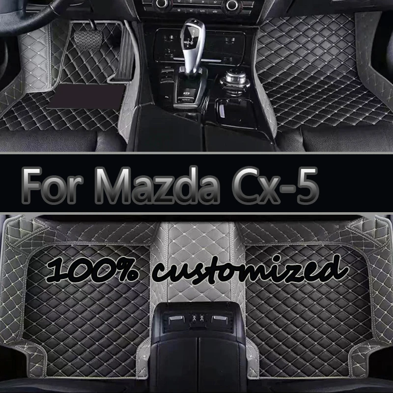 

Carpets For Mazda Cx-5 CX5 CX 5 2016 2015 Car Floor Mats Auto Interior Accessories Waterproof Anti Dirty Covers Leather Rugs