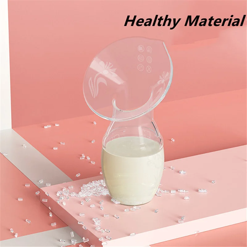 Breast Milk Extractor Breast Pumps Silicone Breast Pump Manual Breast Pump Breast Milk Collector Milk Pump Breastfeeding Pump