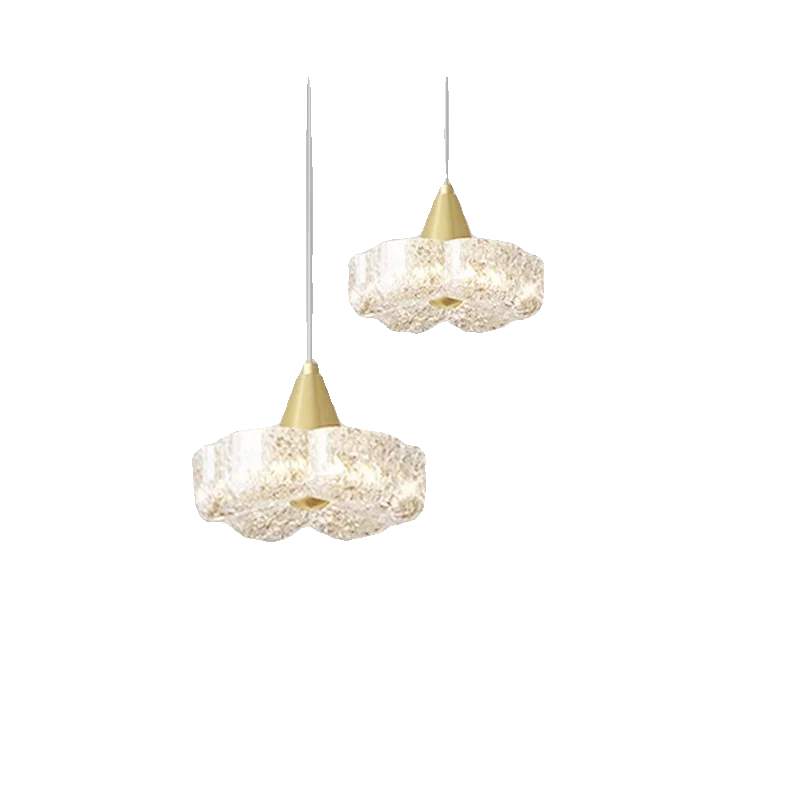 

All-copper light luxury small chandelier, bedside bedroom is now simple and creative personalized designer aisle French chandeli