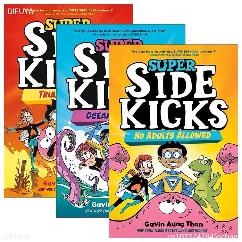 

Графический роман Super Sidekicks: Super Heel 3. Графический роман.