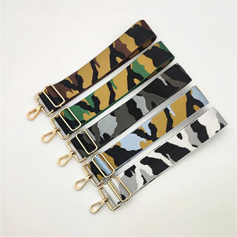 

New Camouflage Bag Widen Shoulder Strap Women Bag Accessories Shoulder Diagonal Replacement Long Shoulder Strap Messenger Straps