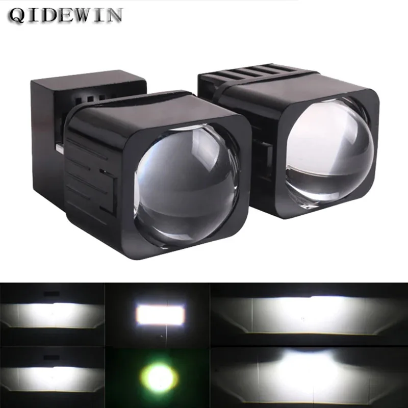 

1.5 Inch 80w Led Universal Fog Lights for Vehicles Laser Lenses Dual Lens Module Single Low High Beam Laser Cannon Headlight