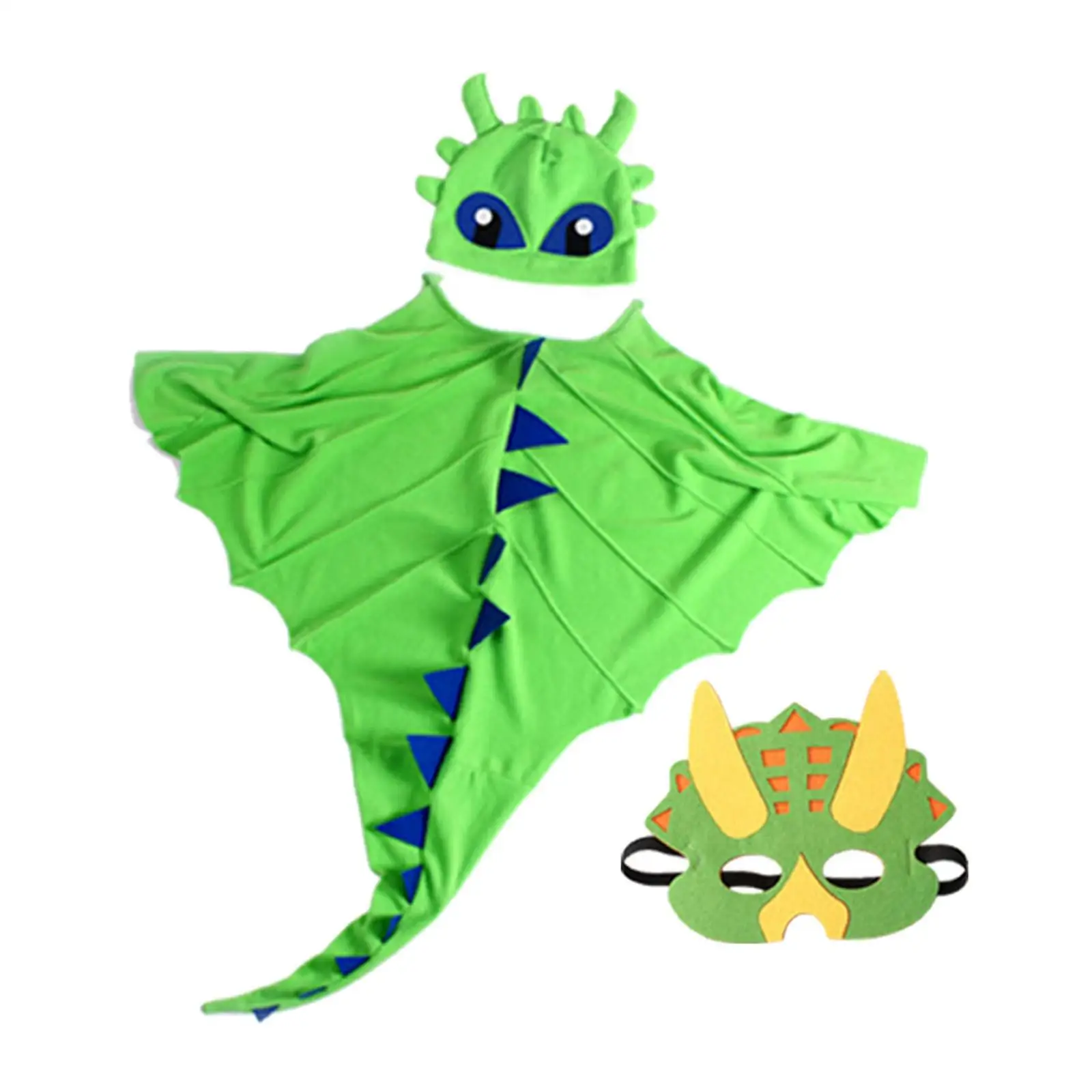 Costume d'Halloween Innovant pour Enfants, Dragon, Dinosaure, Everak, Cape