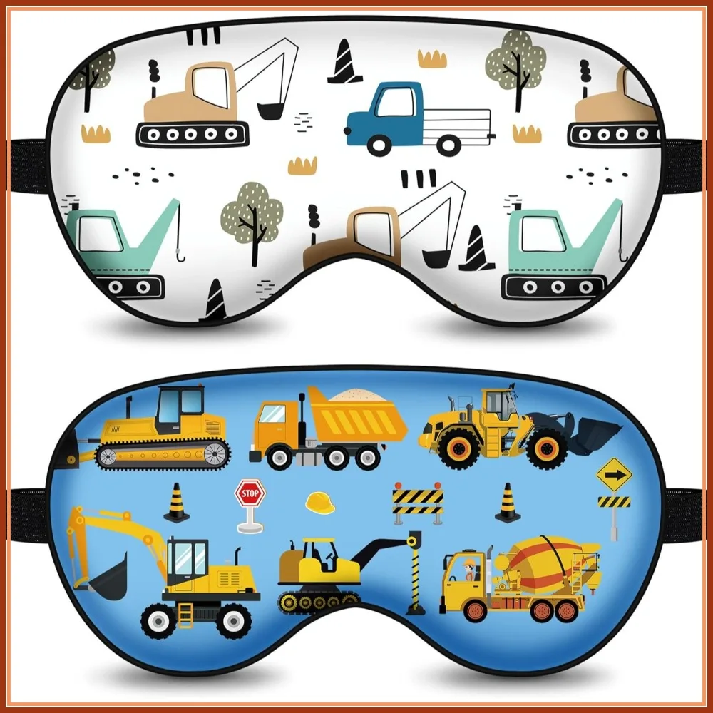 

2 Pack Sleep Mask for Travel, Adjustable Blackout Eye Cover for Home & Party