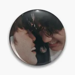 Jikook Love Soft Button Pin Lover Collar Metal Clothes Fashion Gift Funny Women Jewelry Decor Hat Lapel Pin Cartoon Brooch