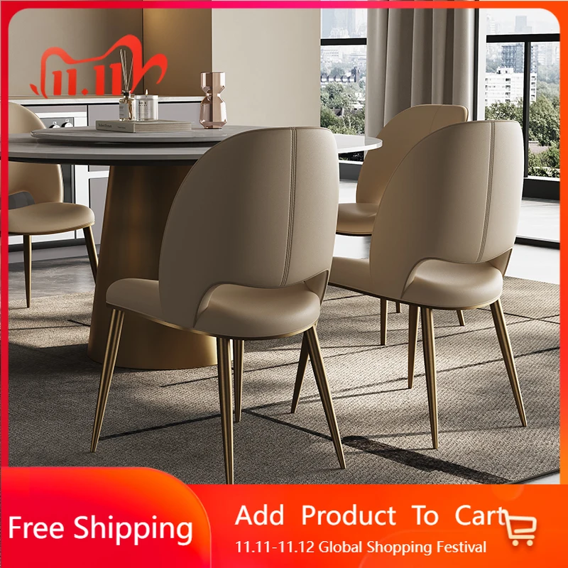 

Kitchen Nordic Dining Chairs Vanity Nail Minimalist Dining Chairs Designer Restaurant Sillas Para Comedor Lounge Suite Furniture