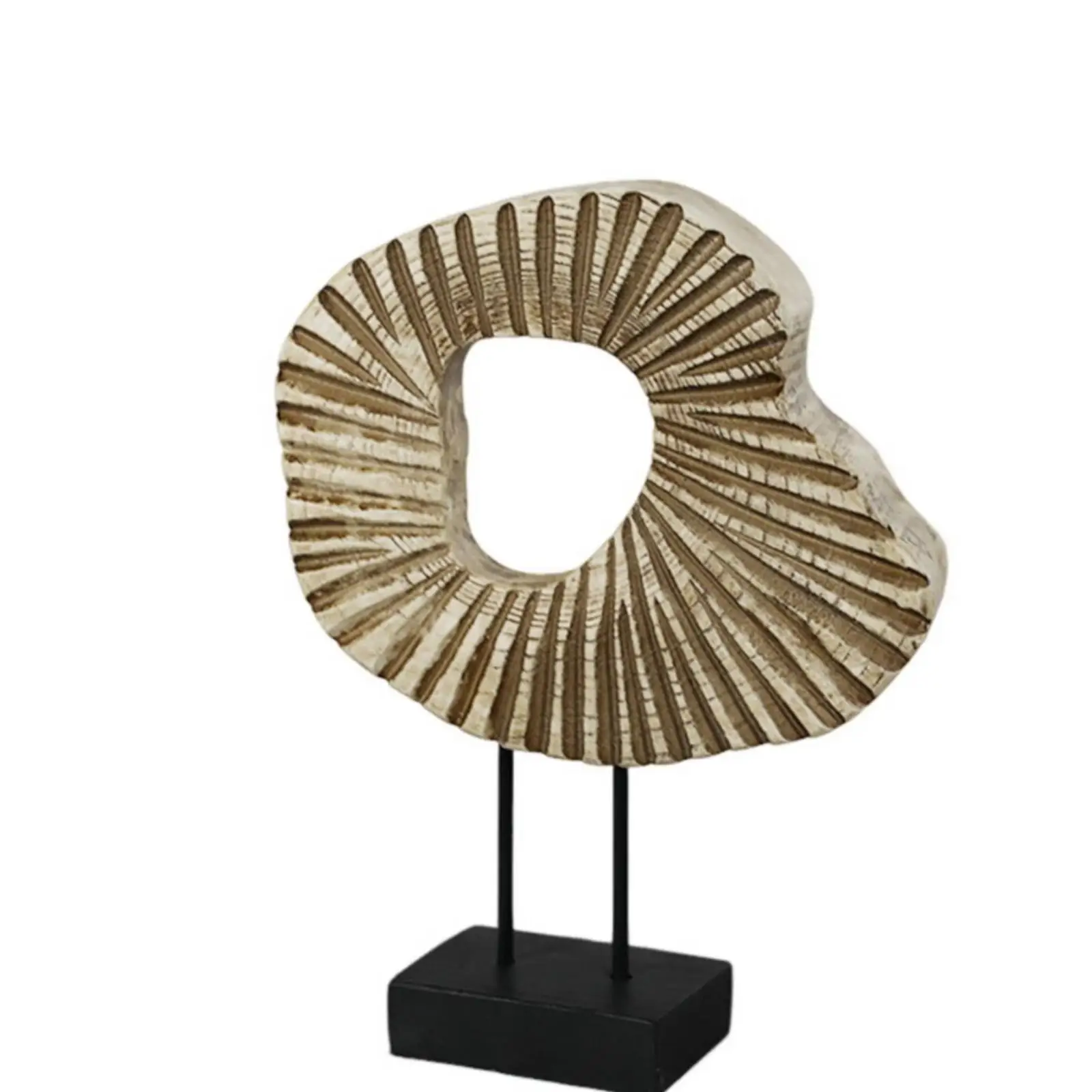 Abstract Sculpture Resin Geometric Loop Decor Modern Decorative Object for Living Room Display