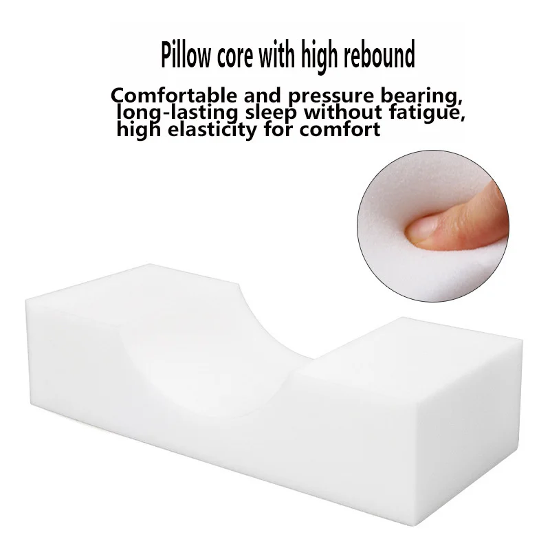 1pc Memory Foam Eyelash Extension Pillow - Neck Support for Comfortable Grafting and Makeup Application in Beauty Salons