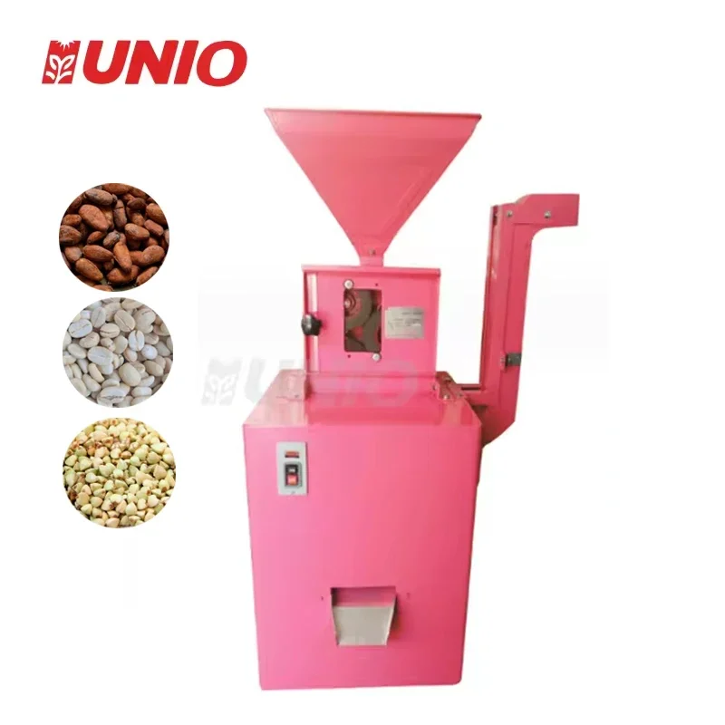 Small hemp seed buckwheat spelt wheat coffee bean oat cocoa bean shelling sheller shell remove dehulling dehuller husker machine