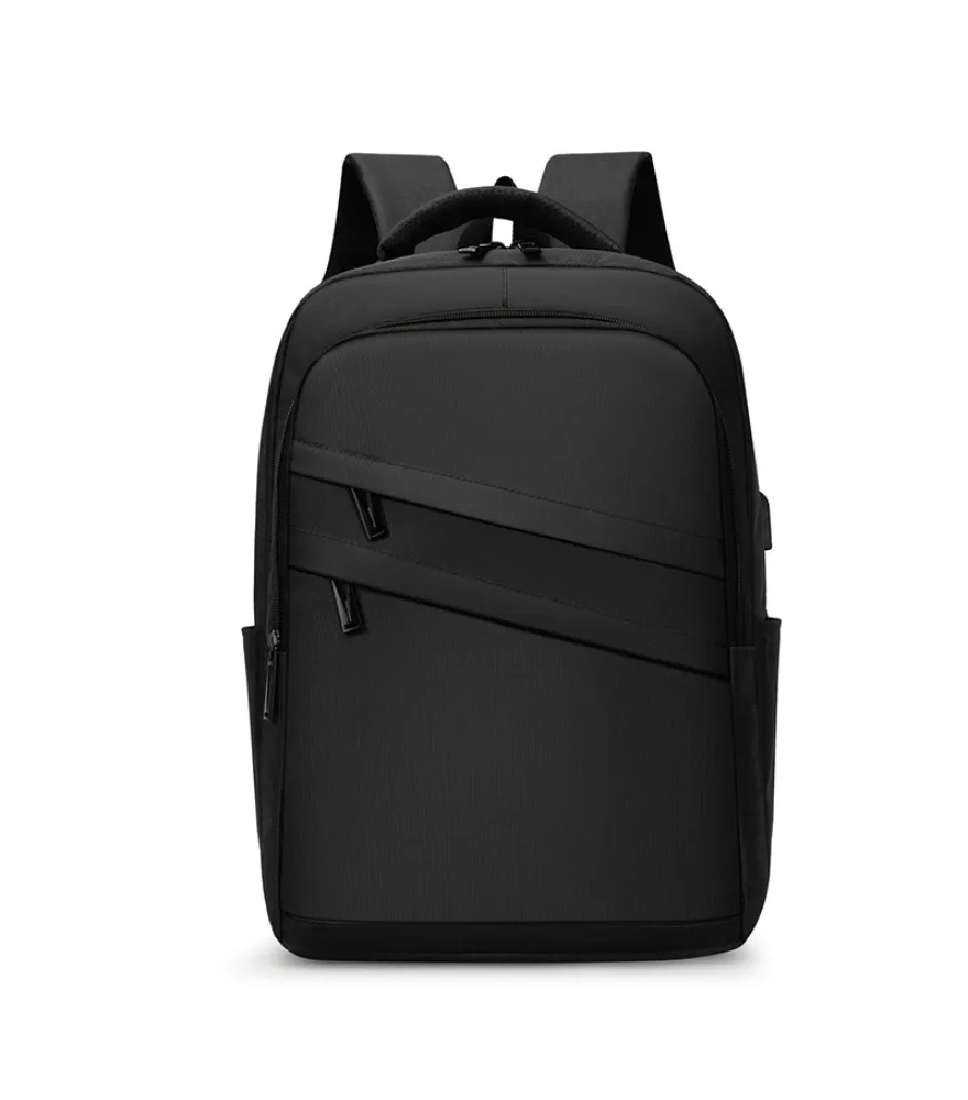 

Commuter backpack with charging hole Men's bag Student bag