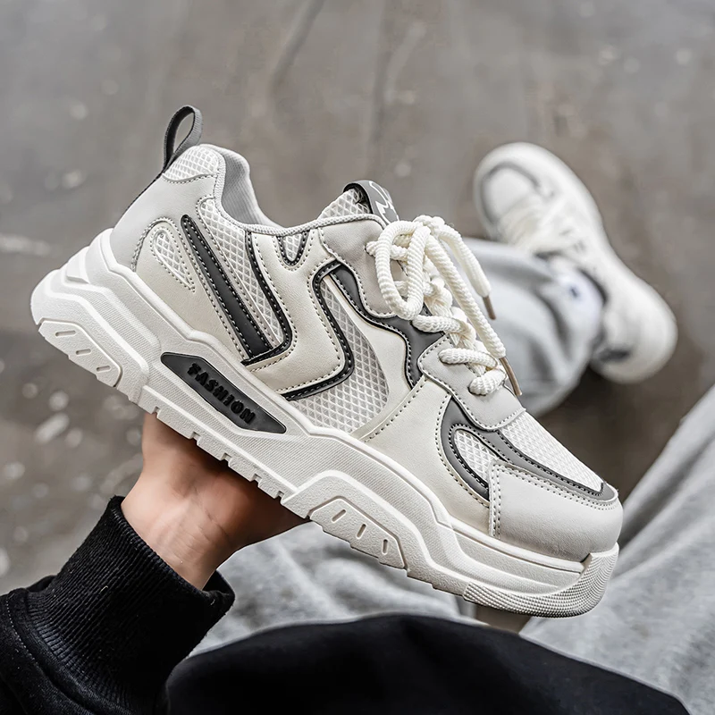 

Fashion Men Casual Shoes Design Breathable Fabric Upper Non Slip Bottom Light Sneakers For Daily Outdoor And Indoor Activities
