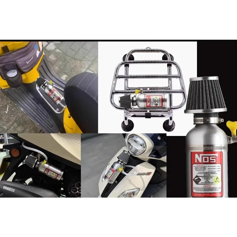 Parts Suitable for Fit Motorcycle Modification Nitrogen Acceleration, Qiaoge No. 9 Decorative Pot Vespa