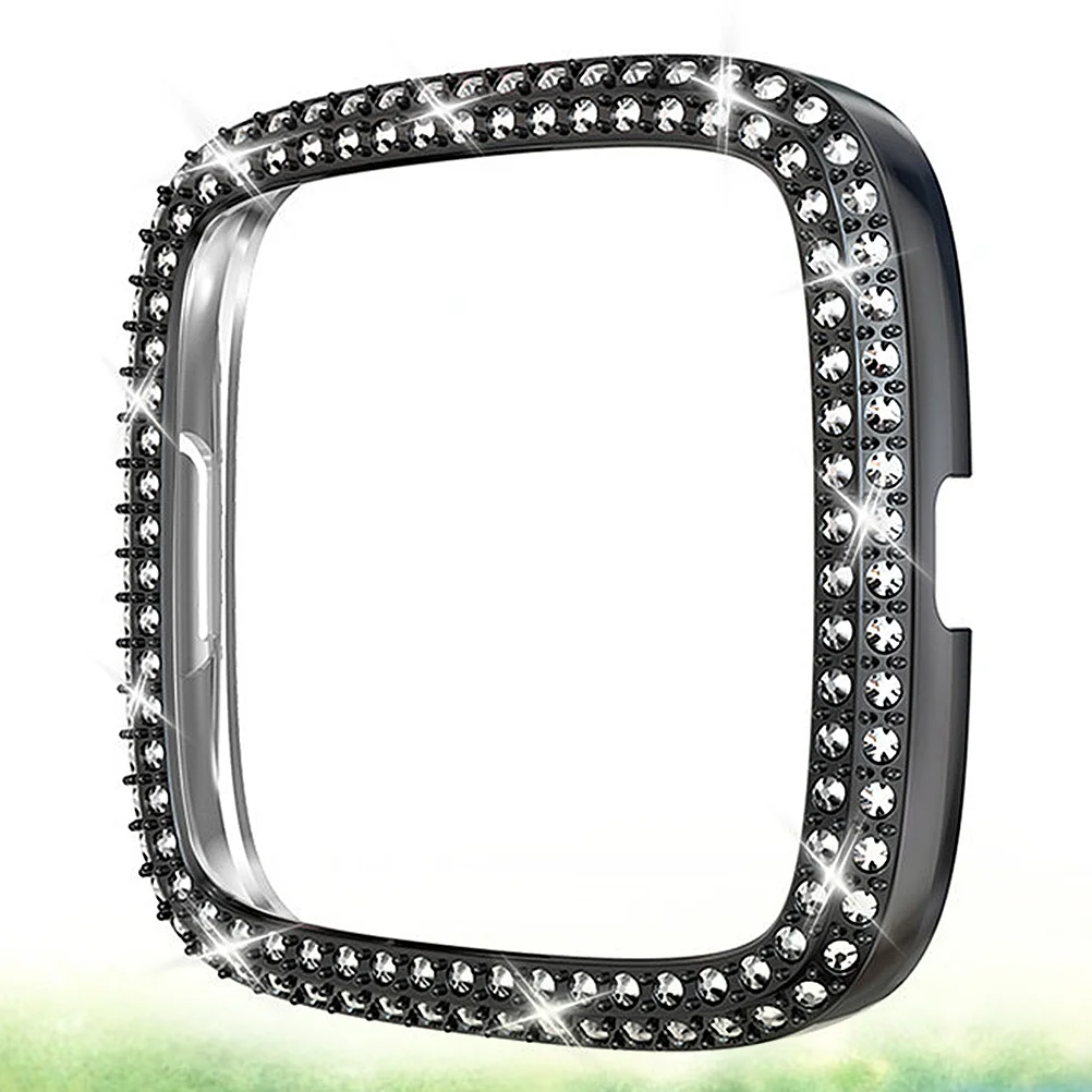 

Bling Rhinestone Watch Case Full Protection Cover Smartwatch Shockproof Protective Frame Dust Plug Mobile Phone Accessories